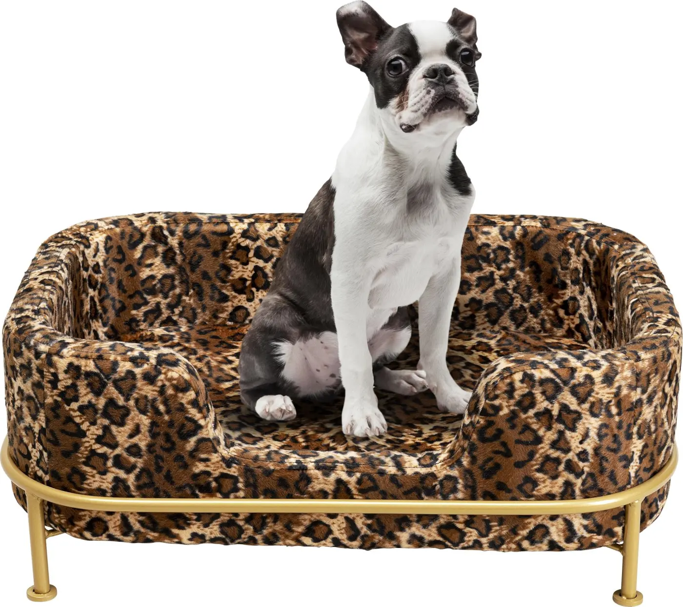 Kare Design Hund/Katzenbett Diva Leomuster 63x25x44 cm