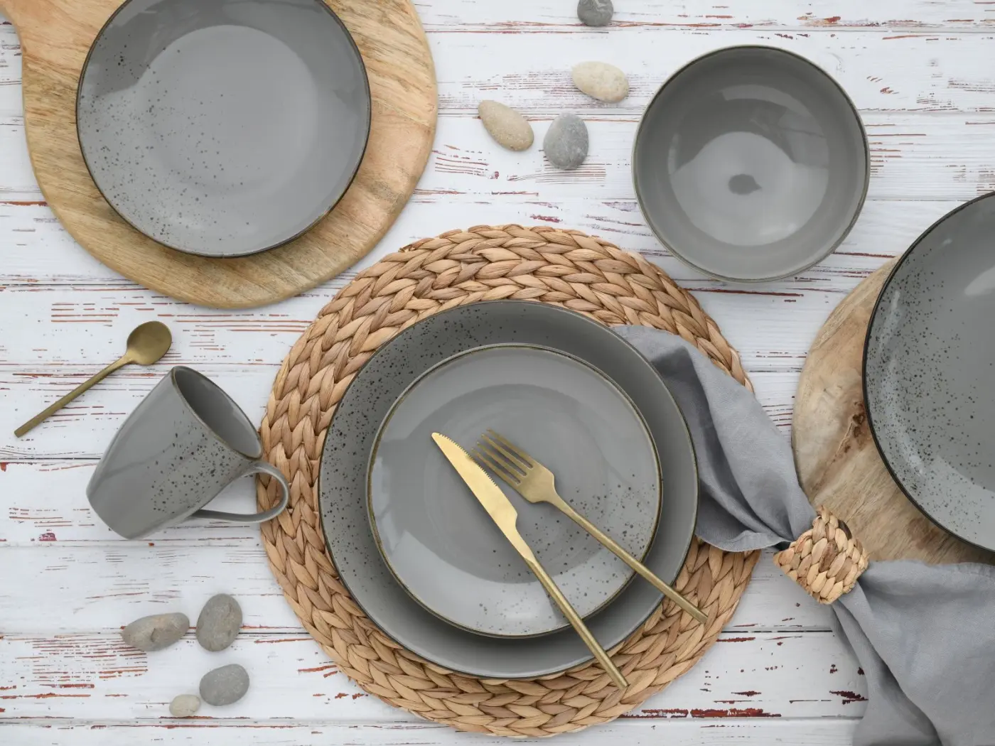 Creatable Kombiservice Nature Collection 16-tlg. Stone