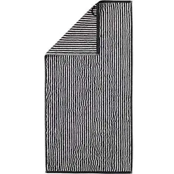 Cawö Handtuch, 50 x 100 cm, Design 121 schwarz