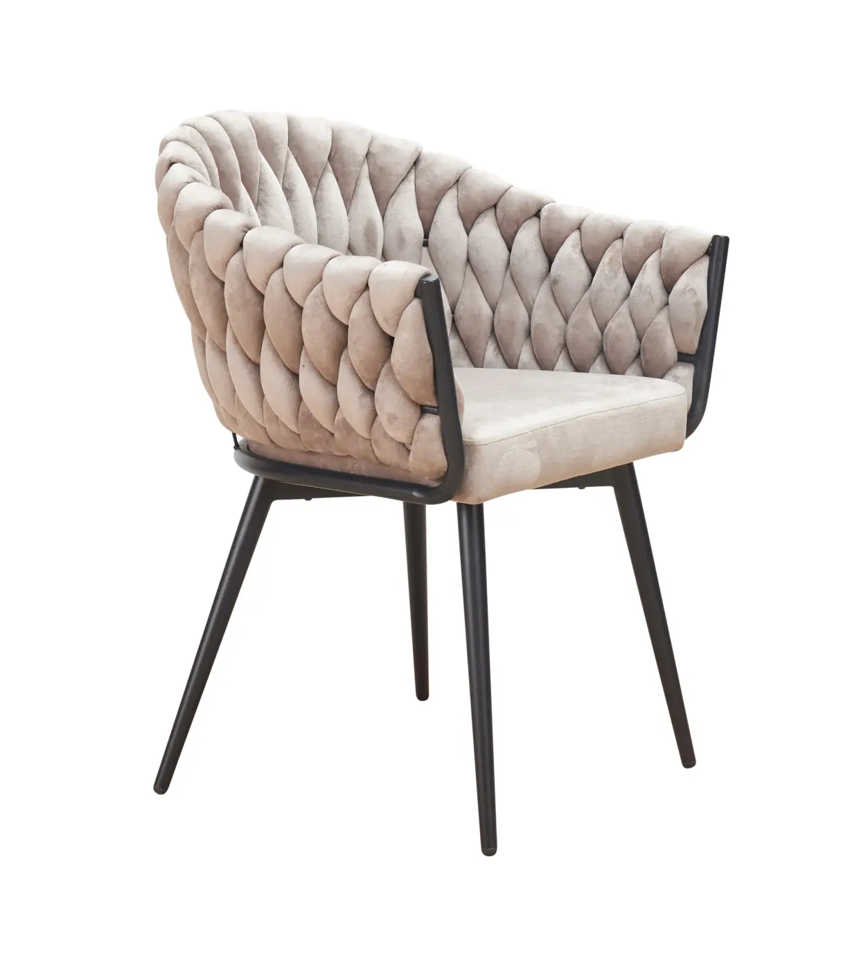 LC Wholesaler Armlehnenstuhl Remy Taupe