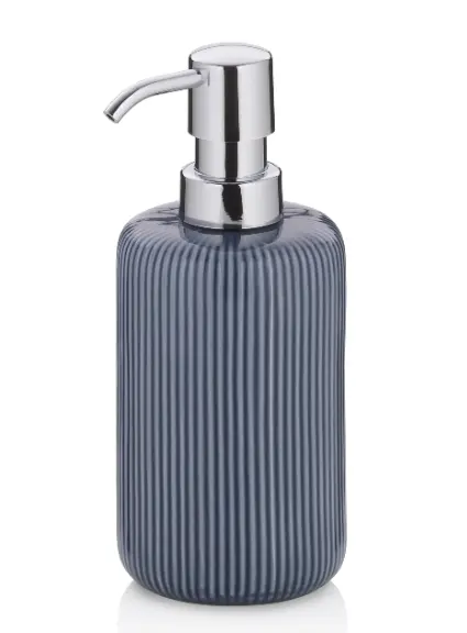 Kela Seifenspender Ava rauchblau 8x18 cm