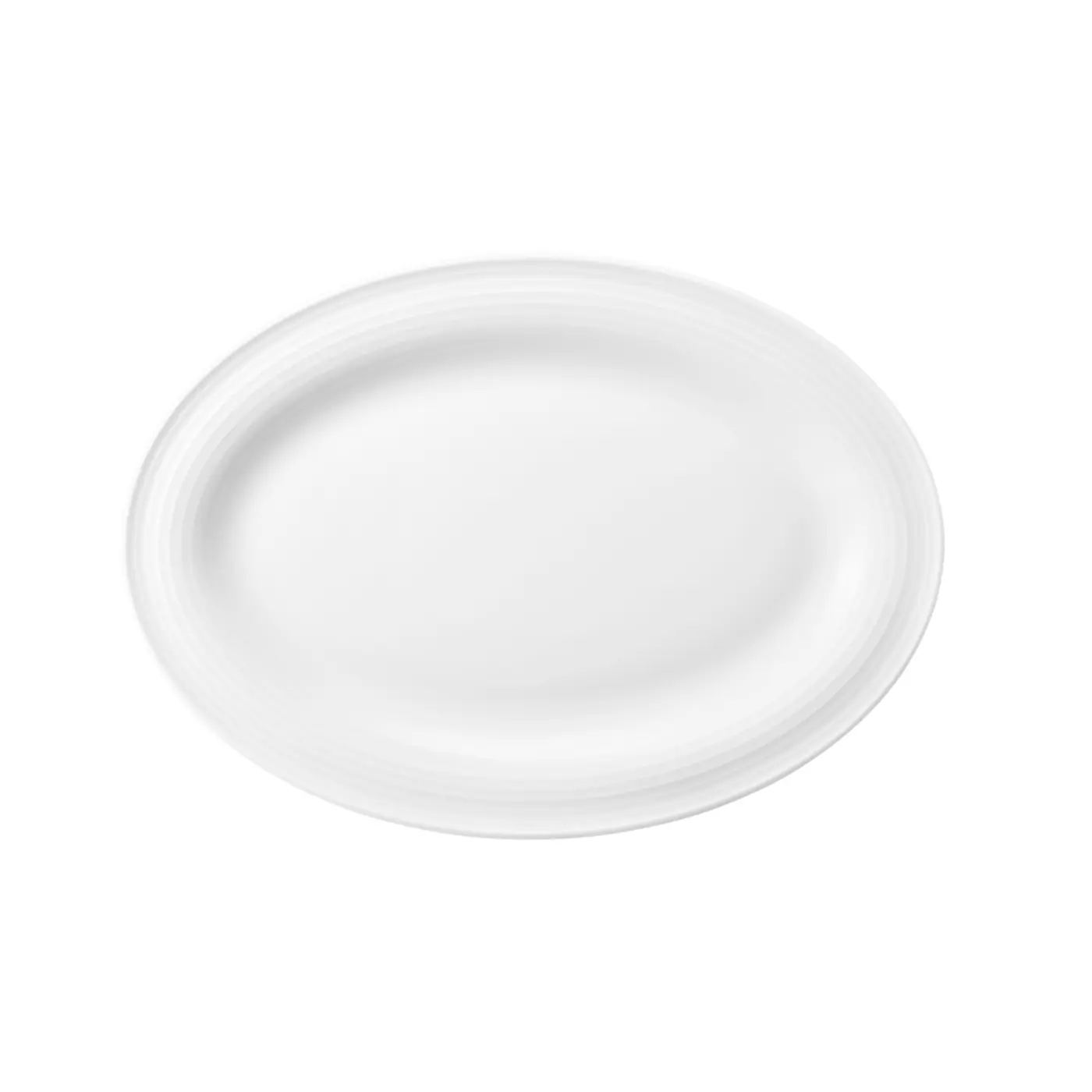 Seltmann Servierplatte schmal Beat rund 25x18 cm