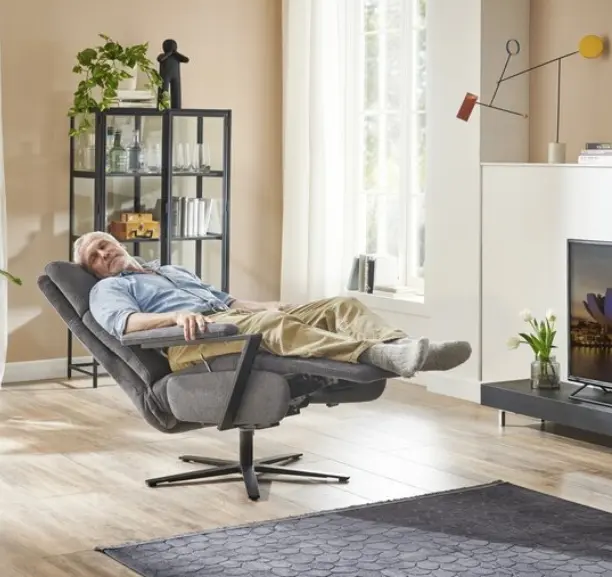 Steinpol Fernsehsessel Orthosedis 4.0 Lounge Anthrazit 