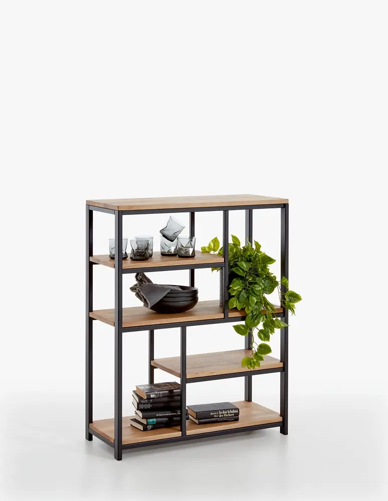 Niehoff Regal Vintage-Dining Balkeneiche ca. 85x108x36 cm
