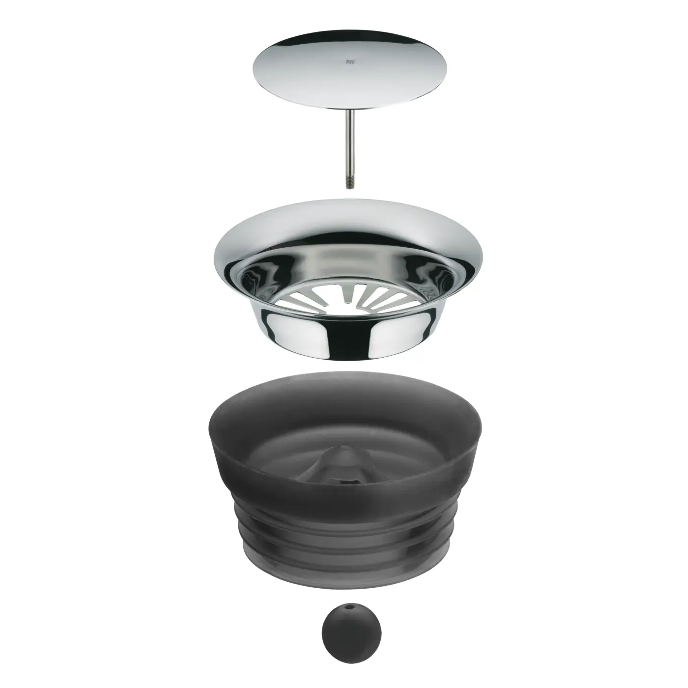 WMF Basic Wasserkaraffe, 1,5 l, Schwarz