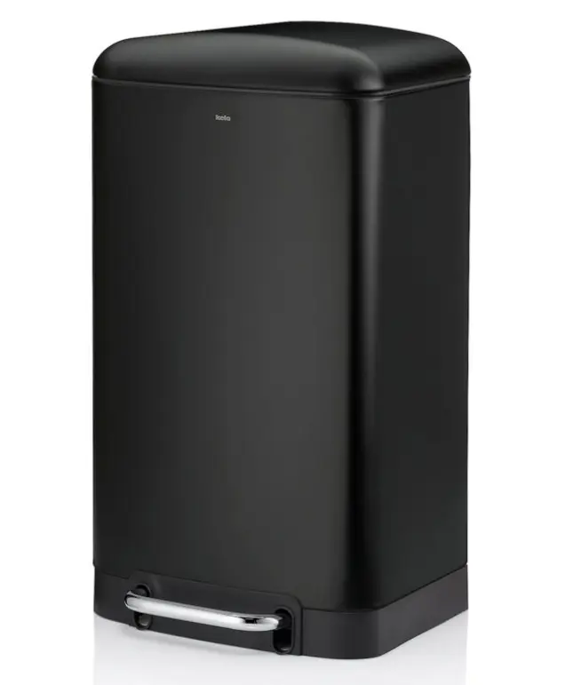 Kela Treteimer Davino Schwarz 30 L 34x30x61 cm