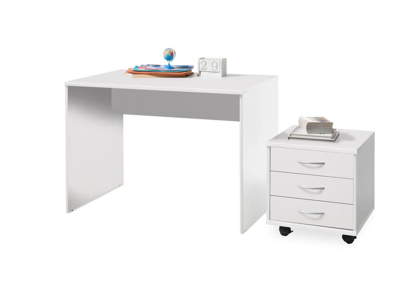 Bega Consult OPTIMUS Rollcontainer Weiß BHT ca.  46x 48x54 cm