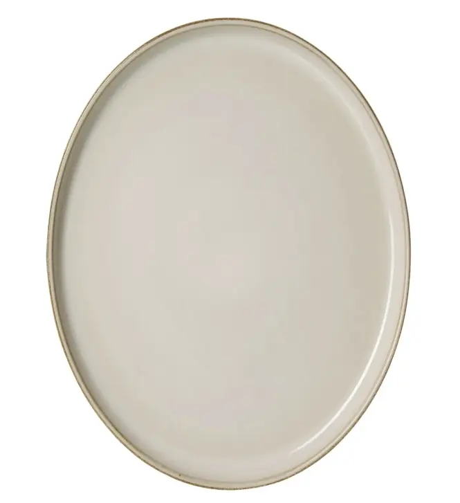 Ritzenhoff & Breker Platte Oval Olivia Beige 25x19 cm