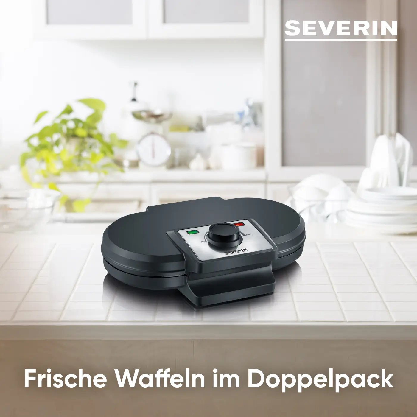 Severin Waffeleisen DUO Schwarz
