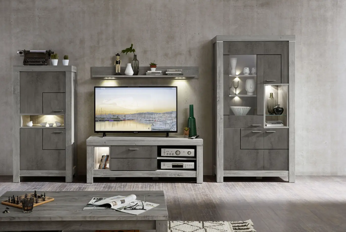Wohn-Concept Regal Granada ca. 77x160x43 cm Wohn-Concept Regal Granada ca. 77x160x43 cm