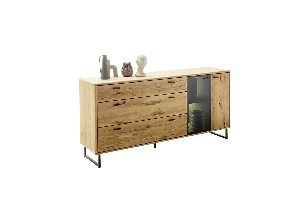 MCA Sideboard Wildeiche - anthrazit ca.179x85x44 cm