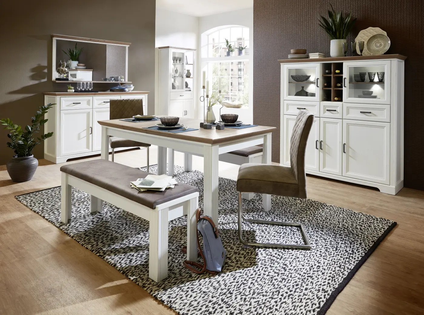 Innostyle Sideboard Jasmin 1LG9UH20 Pinie hell MDF/Artisan Eiche Nachbildung BxHxT ca.160x102x48 cm