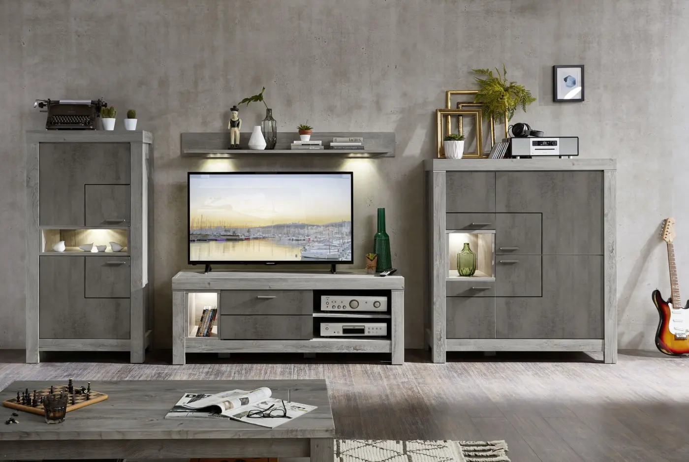 Wohn-Concept Regal Granada ca. 77x160x43 cm Wohn-Concept Regal Granada ca. 77x160x43 cm