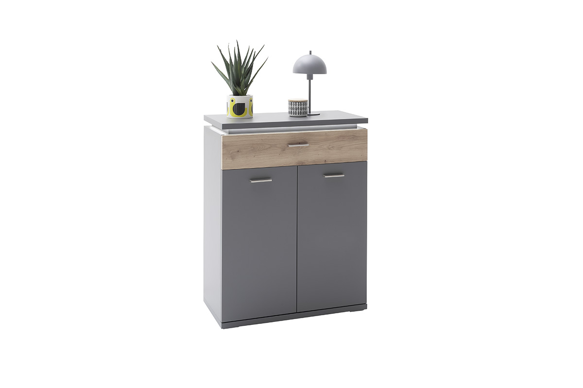 MCA Bank Royal grey-Balkeneiche ca.90x47x38 cm MCA Bank Royal grey-Balkeneiche ca.90x47x38 cm