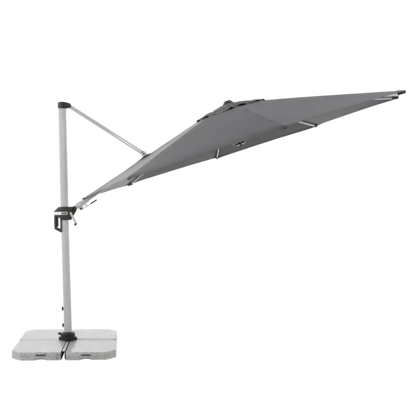 Doppler Pendelschirm ACTIVE ca. 370 cm Durchmesser 8-tlg. Anthrazit