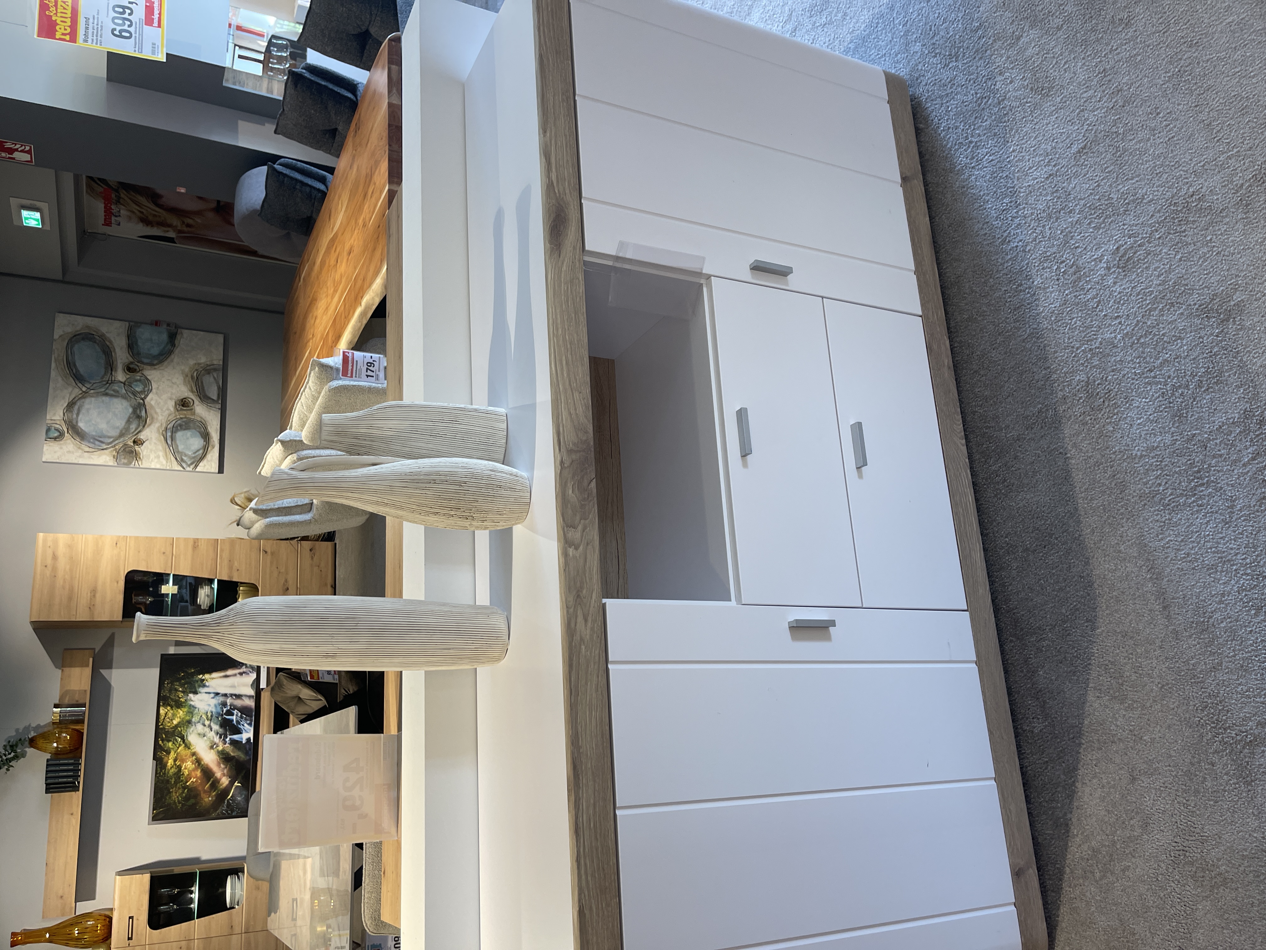 Xonox Sideboard Laredo weiß Nox Oak