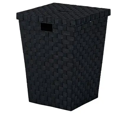 Kela Wäschebox Schwarz ca. 40x40x52 cm
