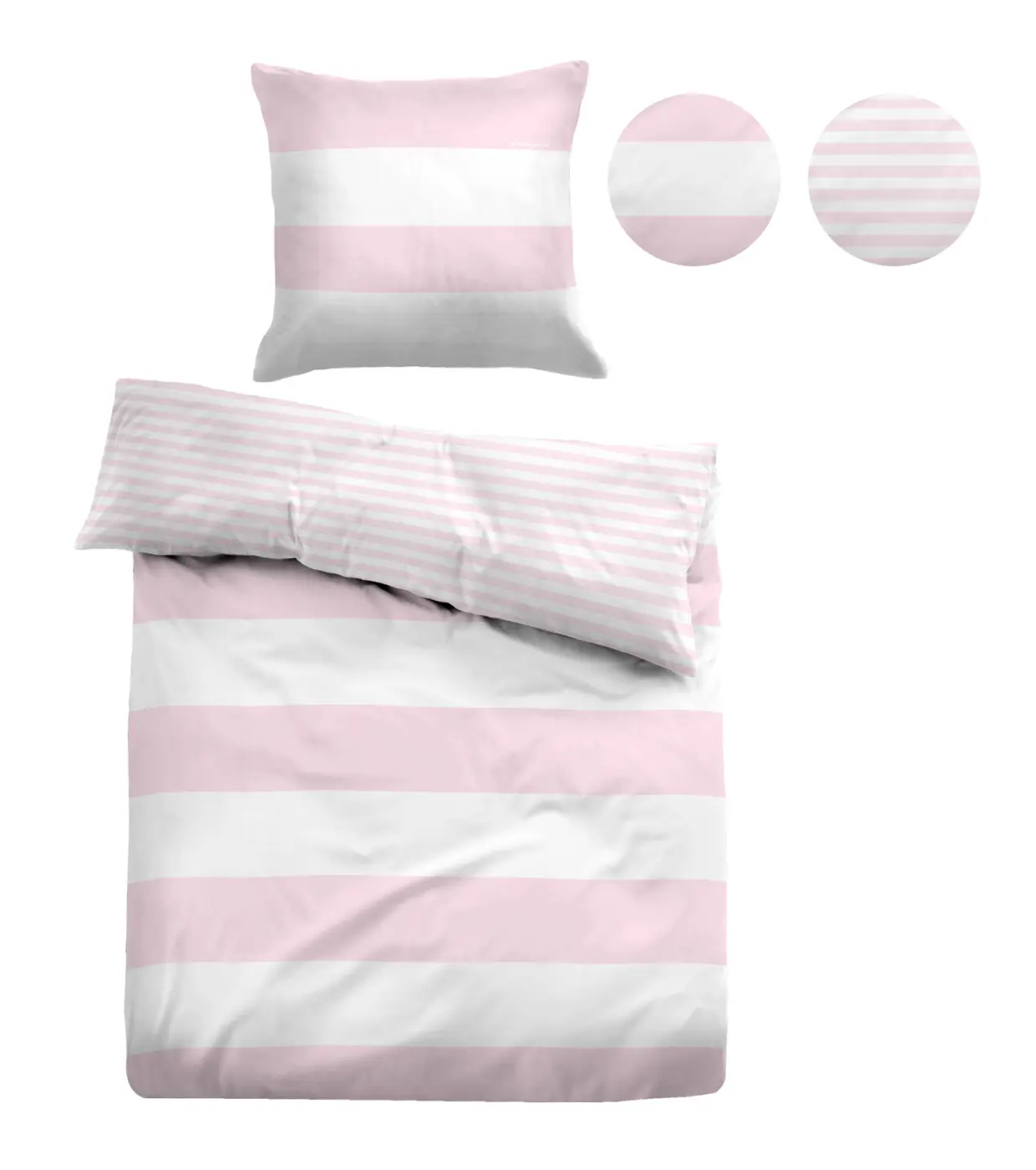 Tom Tailor Linon Bettwäsche rose 1x 155x220 cm + 1x 80x80 cm Tom Tailor Linon Bettwäsche rose 1x 155x220 cm + 1x 80x80 cm