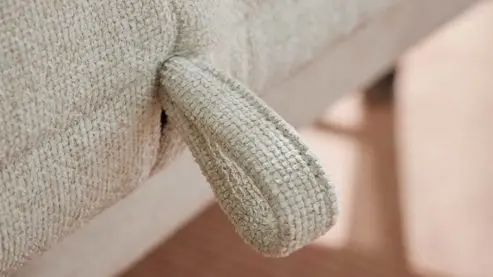 Hukla Comfortbetten Interliving 4700 Type 120LÄ, Bezug Cyber natur, Metallfuß schwarz, Liegefläche 120x200 cm