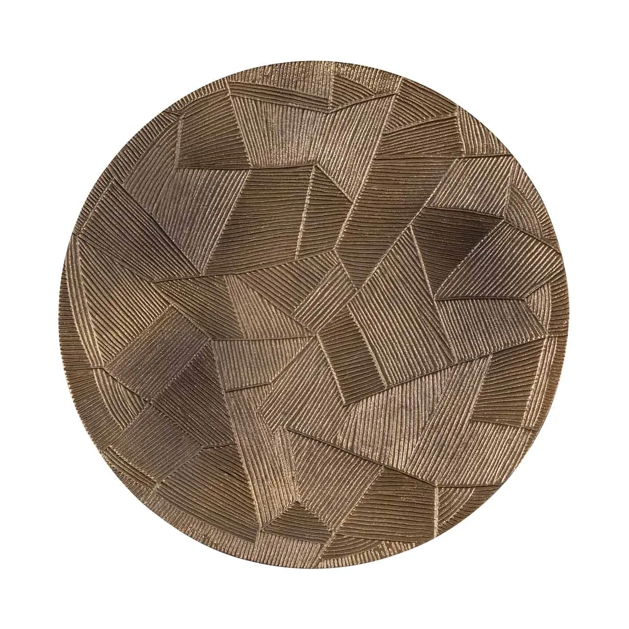 Richmond Interiors End table Tulum set of 2 (Brushed Gold)