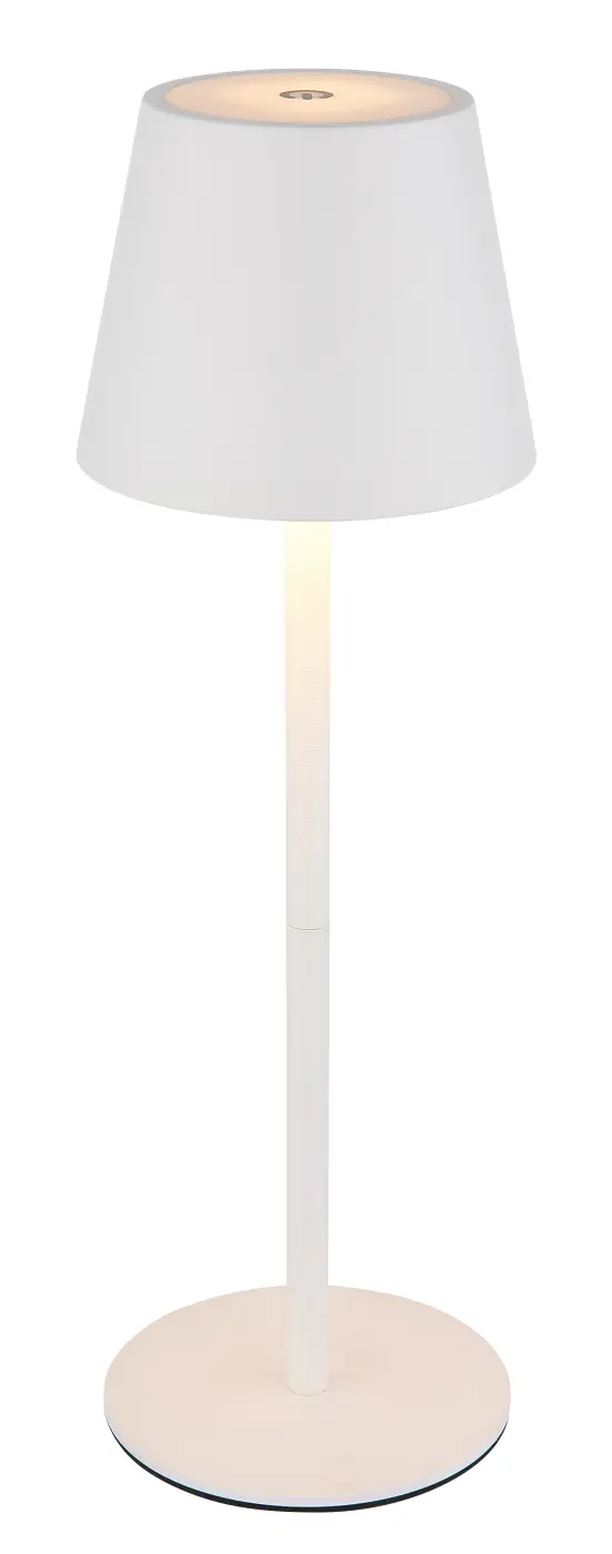 Globo Akkuleuchte Vannie I weiß matt 11,50x36,00