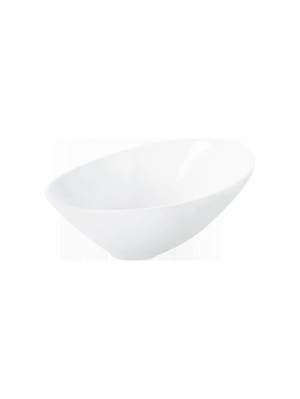 ASA Schale Vongole Asymmetrisch 15 cm Weiß