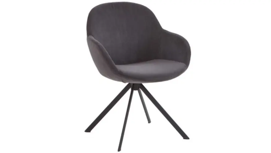 Niehoff Schalensessell Dacapo Anthrazit drehbar ca. 60x83x64 cm