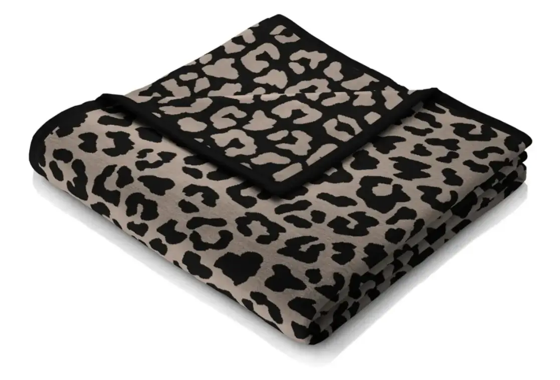 S.Oliver Plaid/Decke Leo-Taupe ca. 150x200 cm