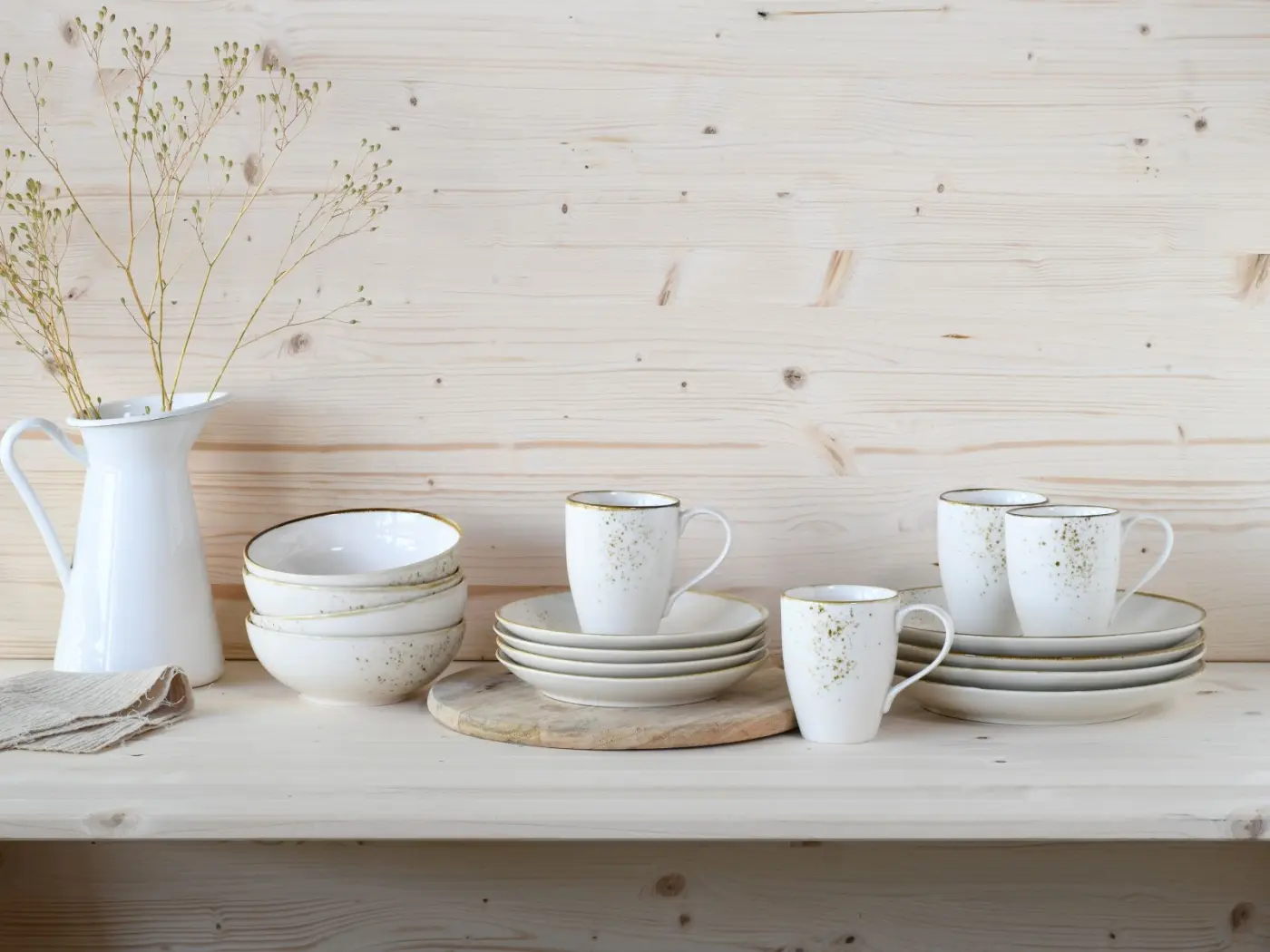 Creatable Kombiservice Nature Collection 16-tlg. Creme 