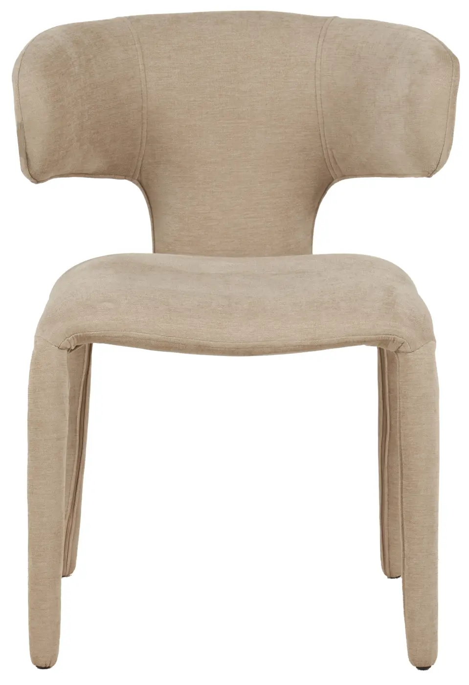 Kare Stuhl Tobi Stoff Beige ca. 76x59x57 cm