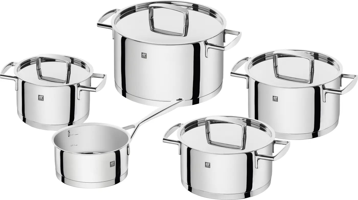 Zwilling Kochtopf-Set Passion, 5-teilig. Edelstahl