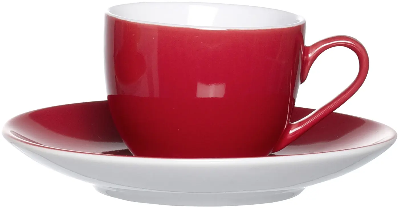Ritzenhoff Espresso-Obertasse Doppio 80 ml Rot