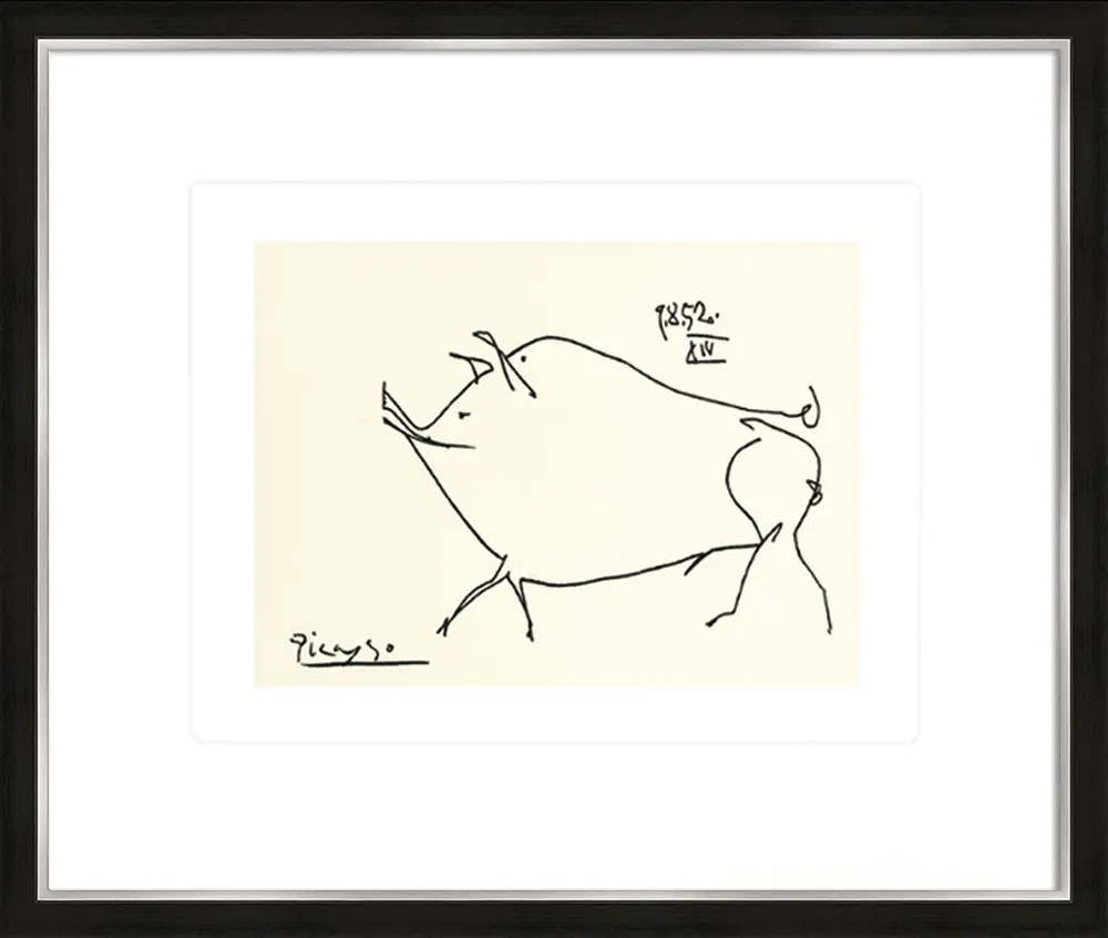 ars graphica Individual Art - Picasso: Le petit cochon