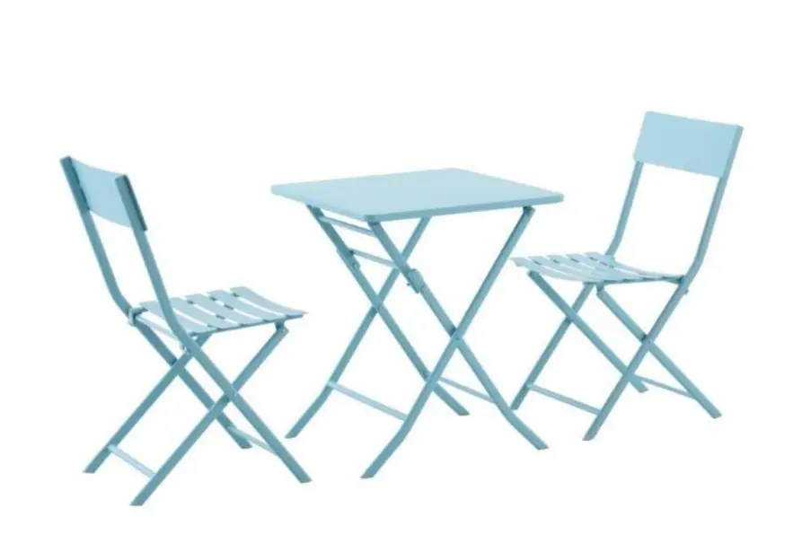 MWH Bistro-Set Lido Stahl Mint 3-tlg. 