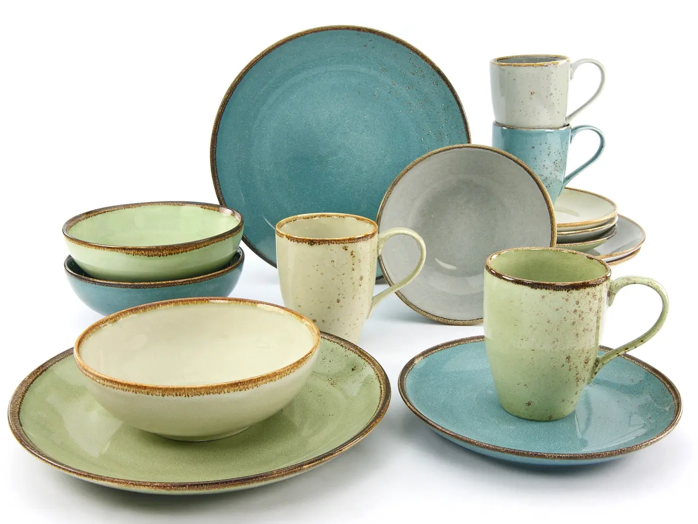 Creatable Kombiservice Nature Collection 16-tlg. Bunt