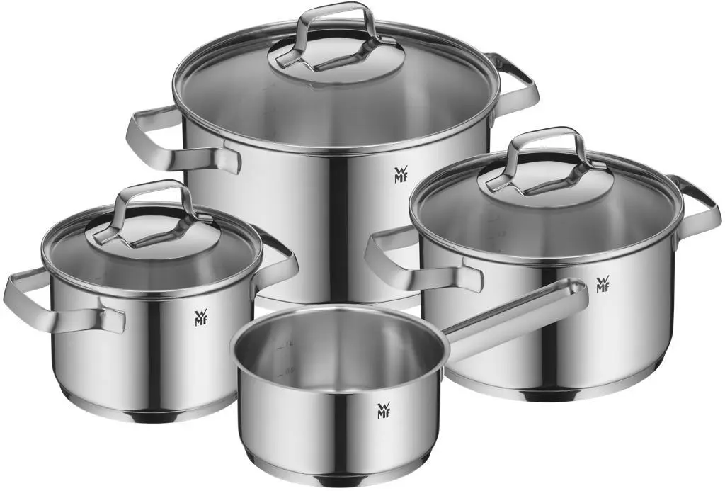 WMF Kochtopf-Set Belmonte 4-tlg. Edelstahl poliert
