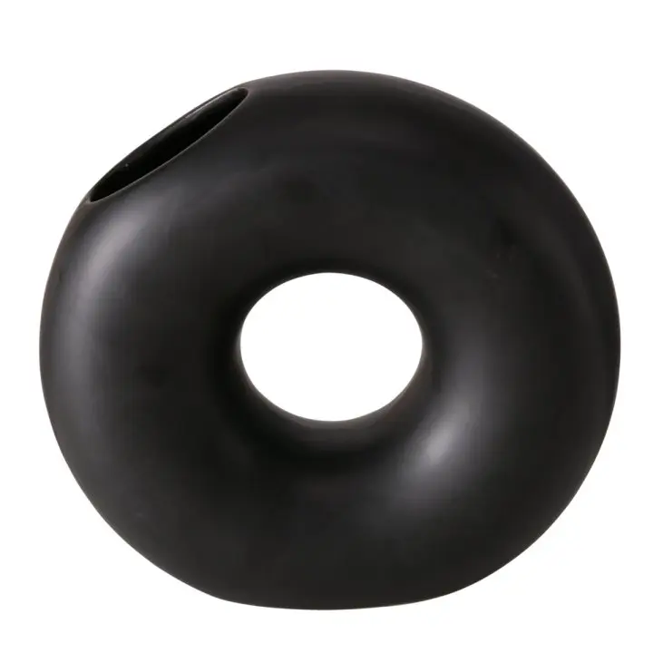 Boltze Vase Mellery schwarz 19 cm