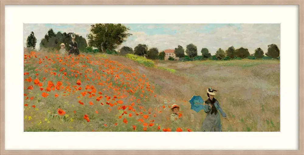 ars graphica Smart-Art 122x62cm - Claude Monet: Coquelicots