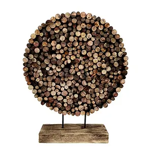 Hogewoning Standing Ornament Shilla Wood 64cm Natural