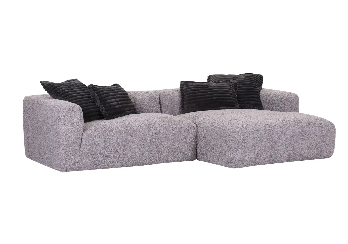 Gutmann Sofa Aversa Teddy hell grau