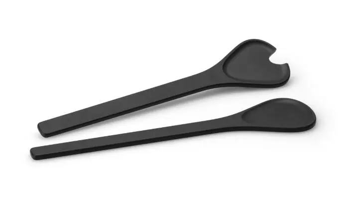Continenta Salatbesteck Duracore Schwarz