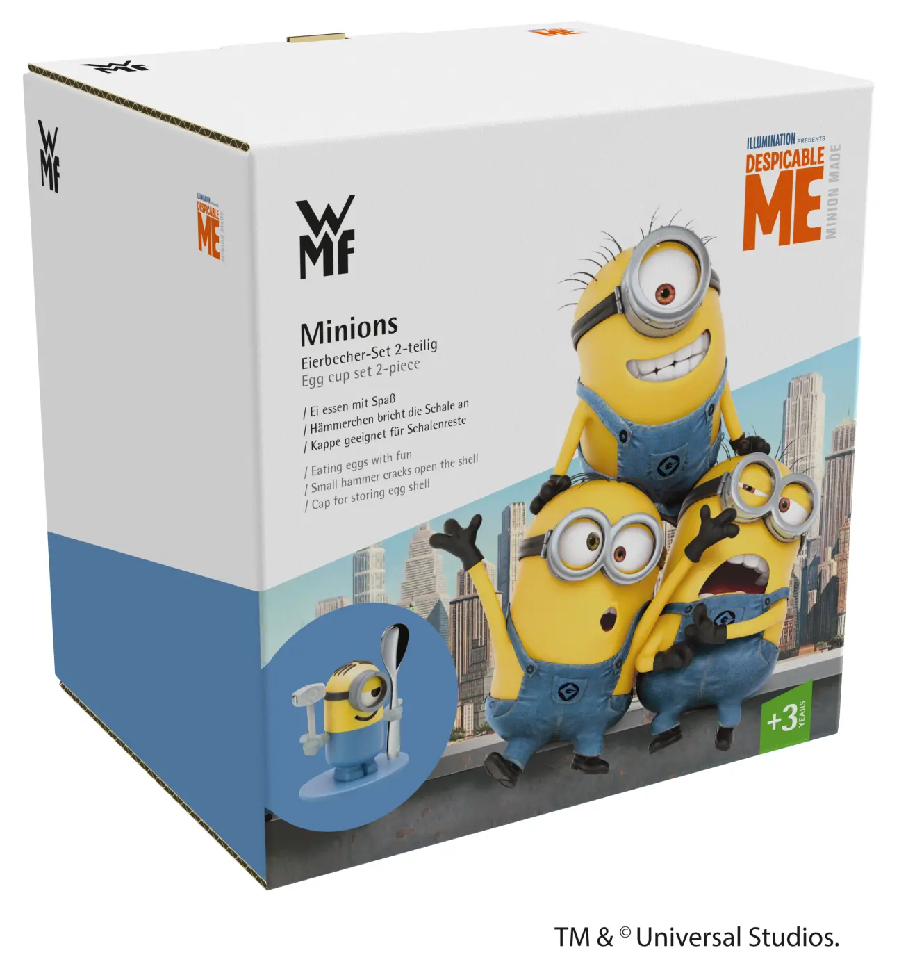 WMF Eierbecher Minions® mit Löffel
