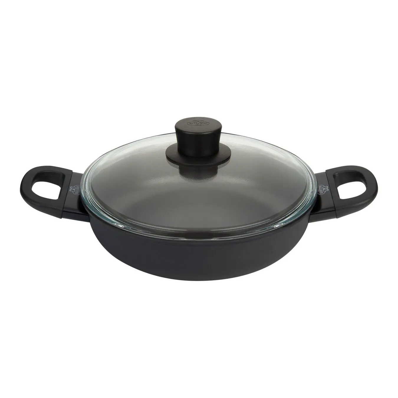 Zwilling BALLARINI Servierpfanne  mit Deckel 28 cm Schwarz