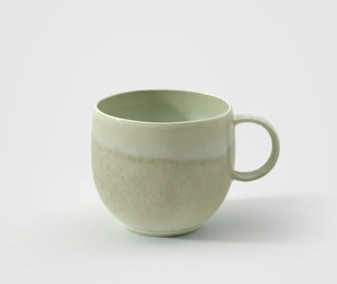 Villeroy & Boch Becher mit Henkel Alga Perlemor Grün 350 ml