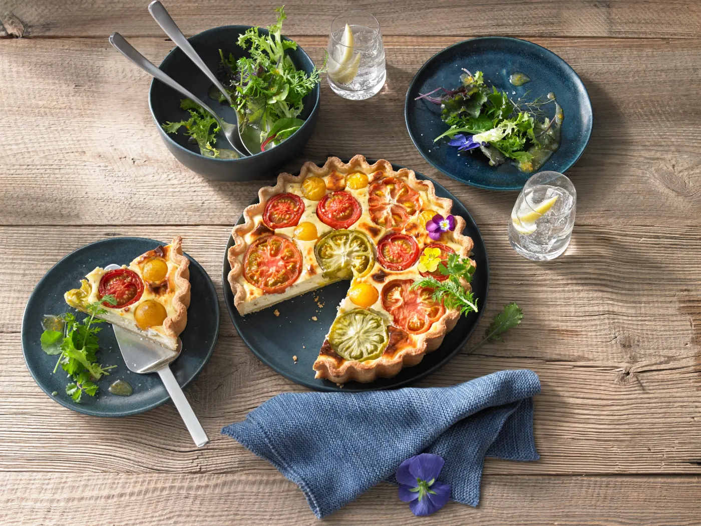 WMF Quiche-/ Obstkuchenform mt Hebeboden Stahlblech