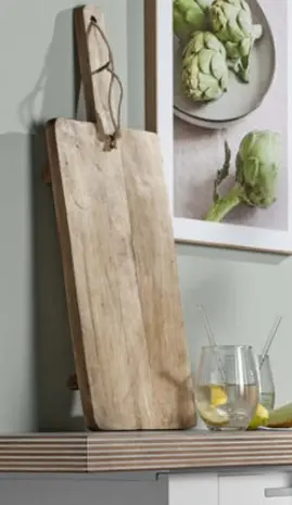 Kaemingk Schneidebrett Holz 70x25x5 cm