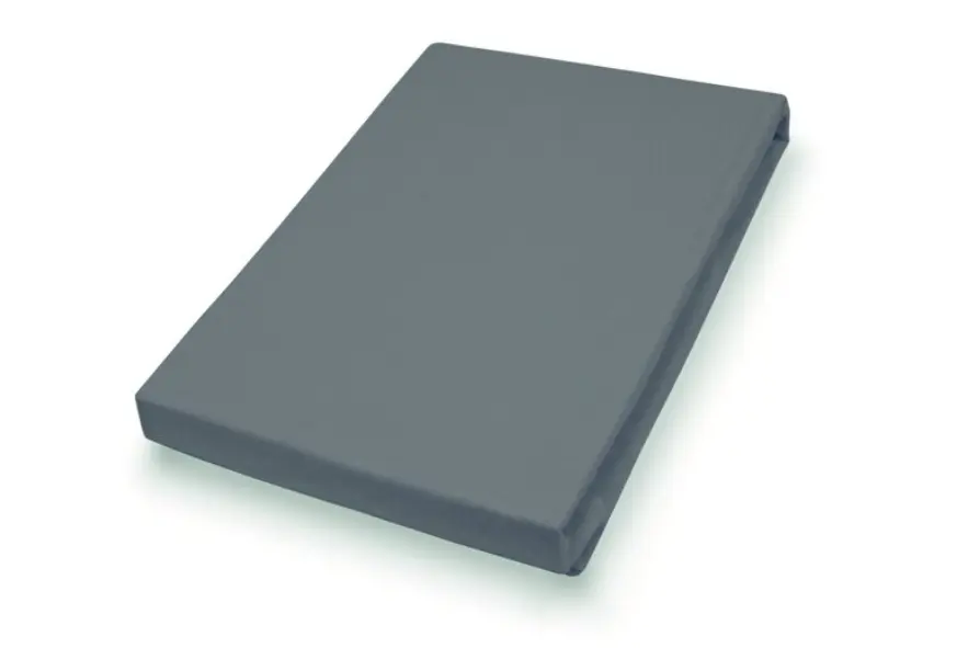 Hahn Haustextilien Spannbetttuch Anthrazit 90-100x200 cm
