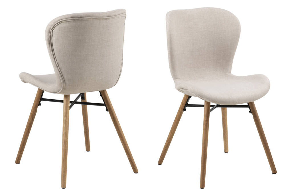 Actona Vierfußstuhl Batilda Beige Actona Vierfußstuhl Batilda Beige