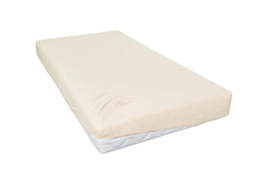 Hahn Haustextilien Spannbetttuch Jersey Ecru 90-100x200 cm