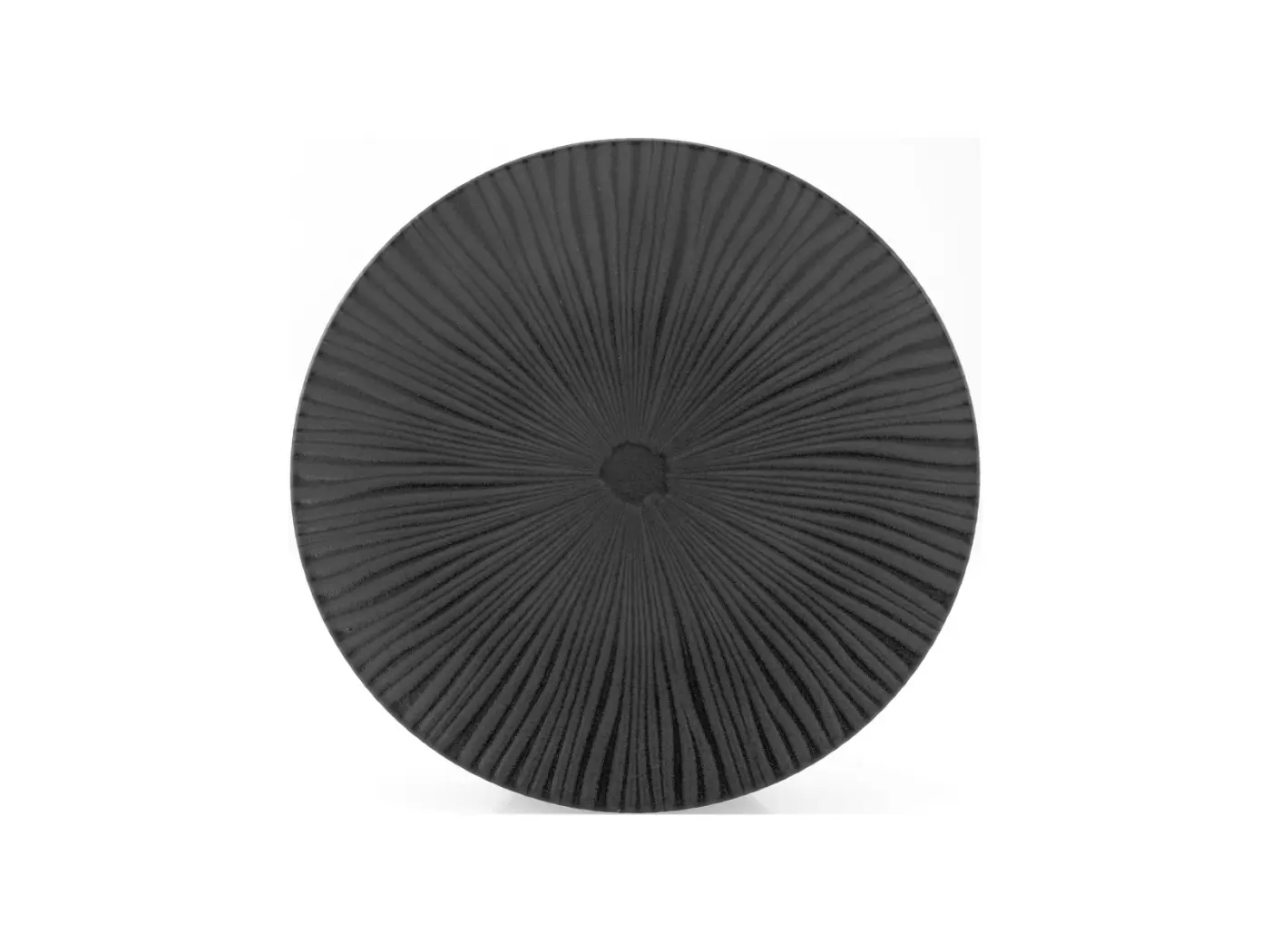 Creatable Dessertteller Vesuvio Black 21 cm Schwarz